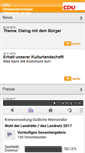 Mobile Screenshot of cdu-offenbach-queich.de